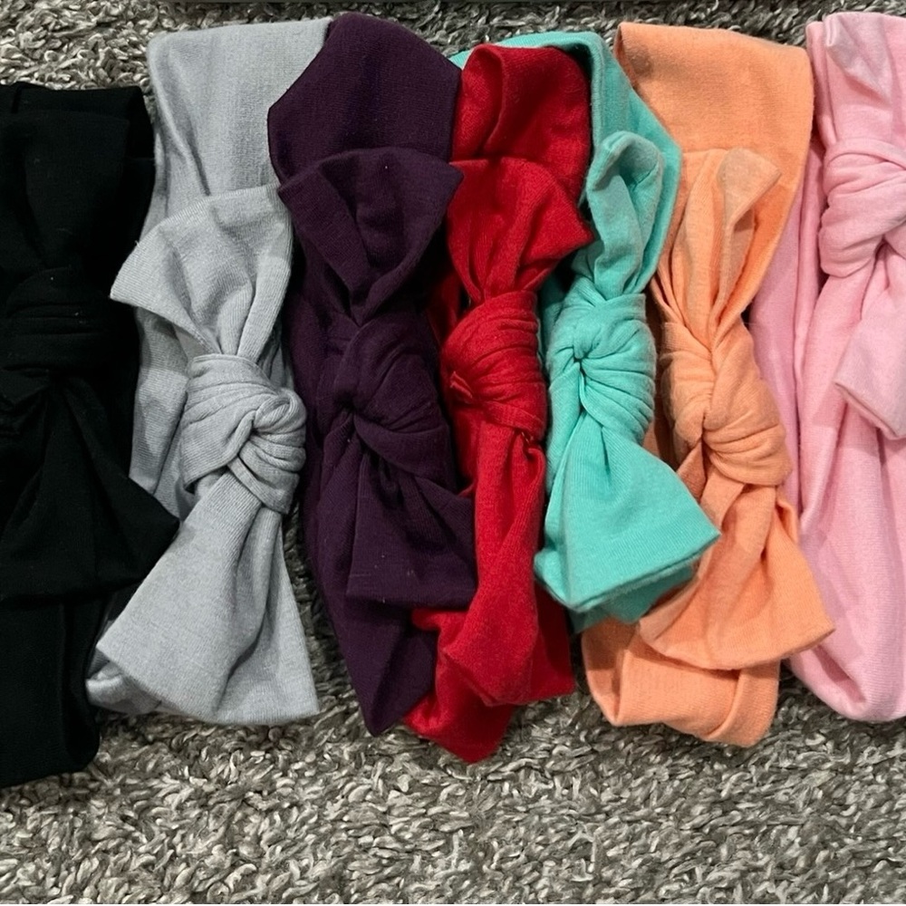 Colorful Knotted Headbands Set